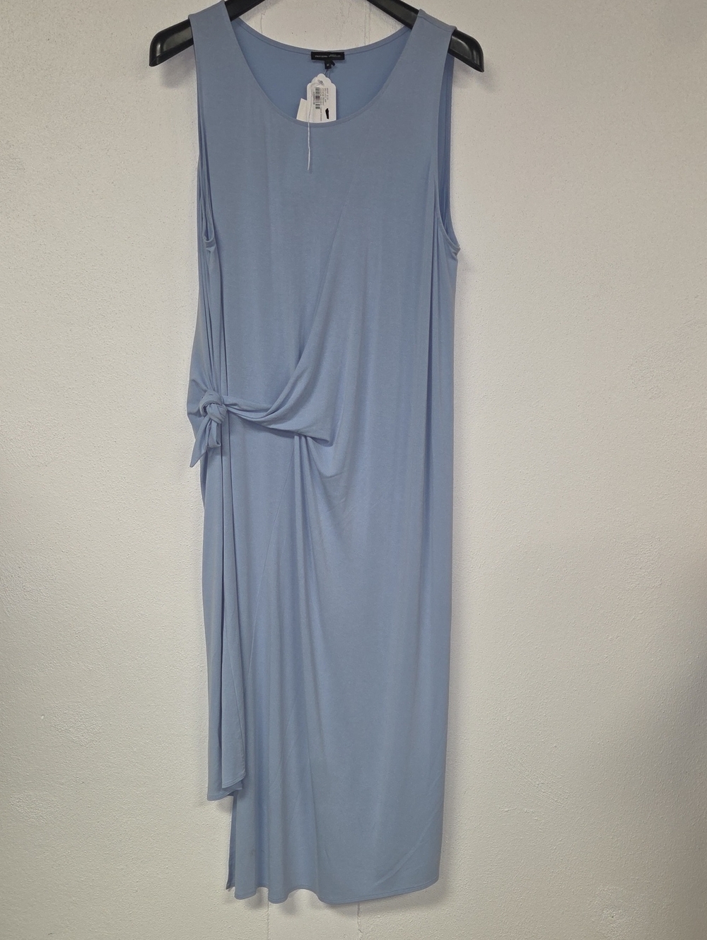 Universal Standard Light Blue Sleeveless Maxi Dress with Side Tie